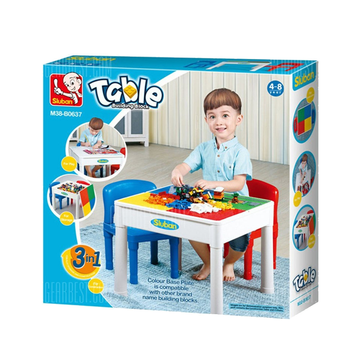 Sluban Building Block Table