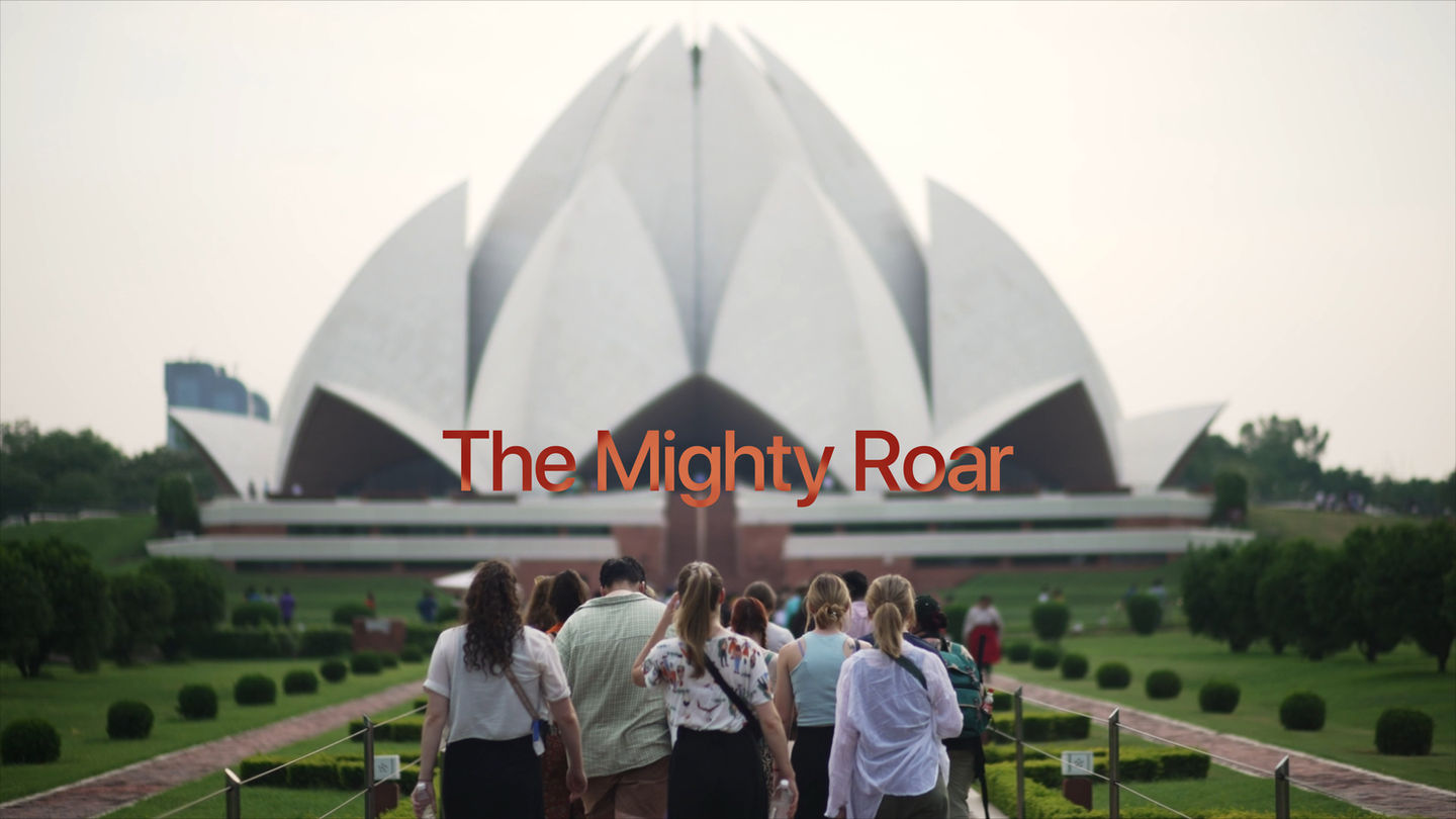 The Mighty Roar video shoot