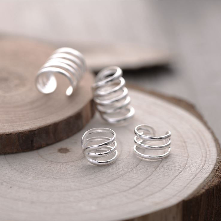 Thumbnail: Lace · 925 Silver Ear Cuff