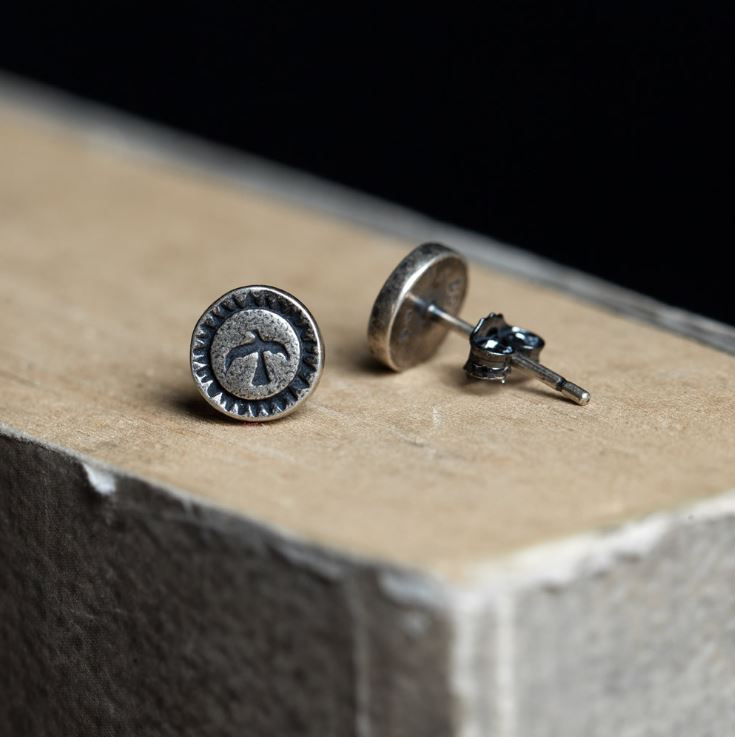 Thumbnail: Swallow · 925 Silver Ear Studs