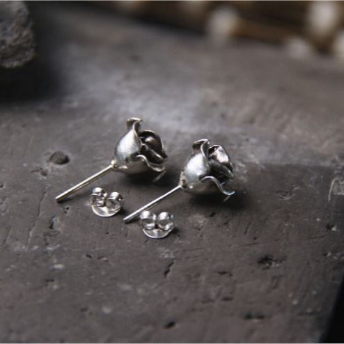 Thumbnail: Rose · 925 Silver Ear Studs