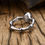 Thumbnail: Skull on Bone · Stainless Steel Ring