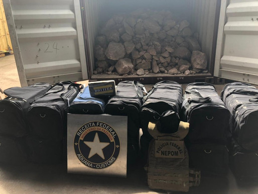 Receita Federal apreende quase 470 kg de cocaína em Vila do Conde