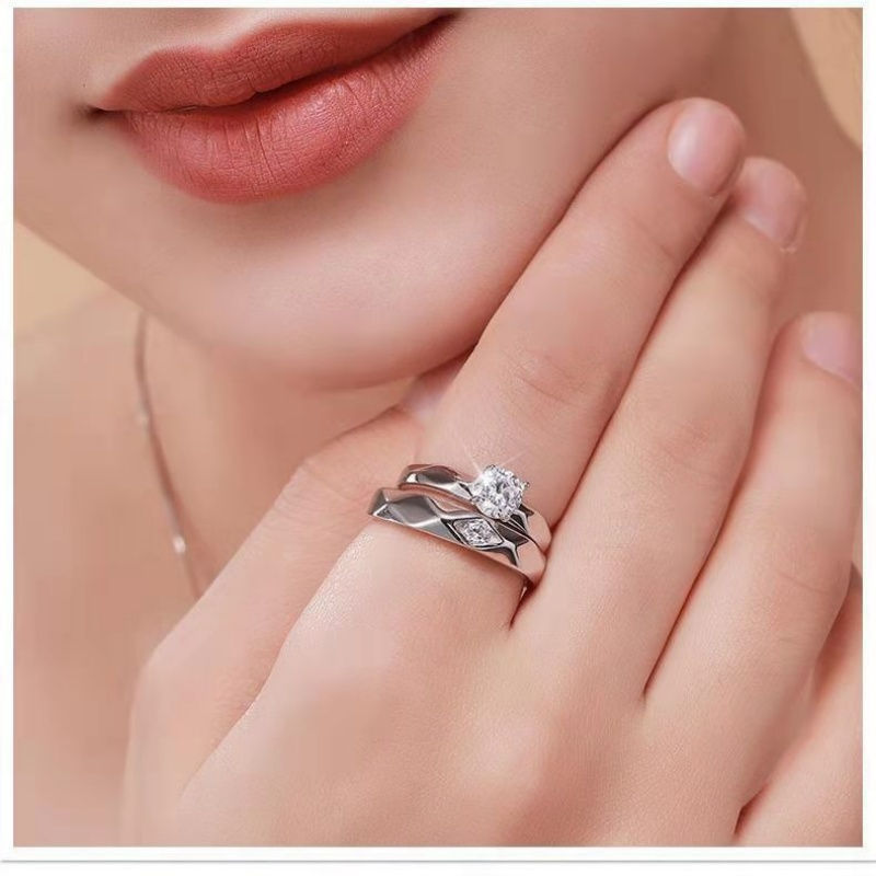 Thumbnail: The Prism Love Rings Adjustable 