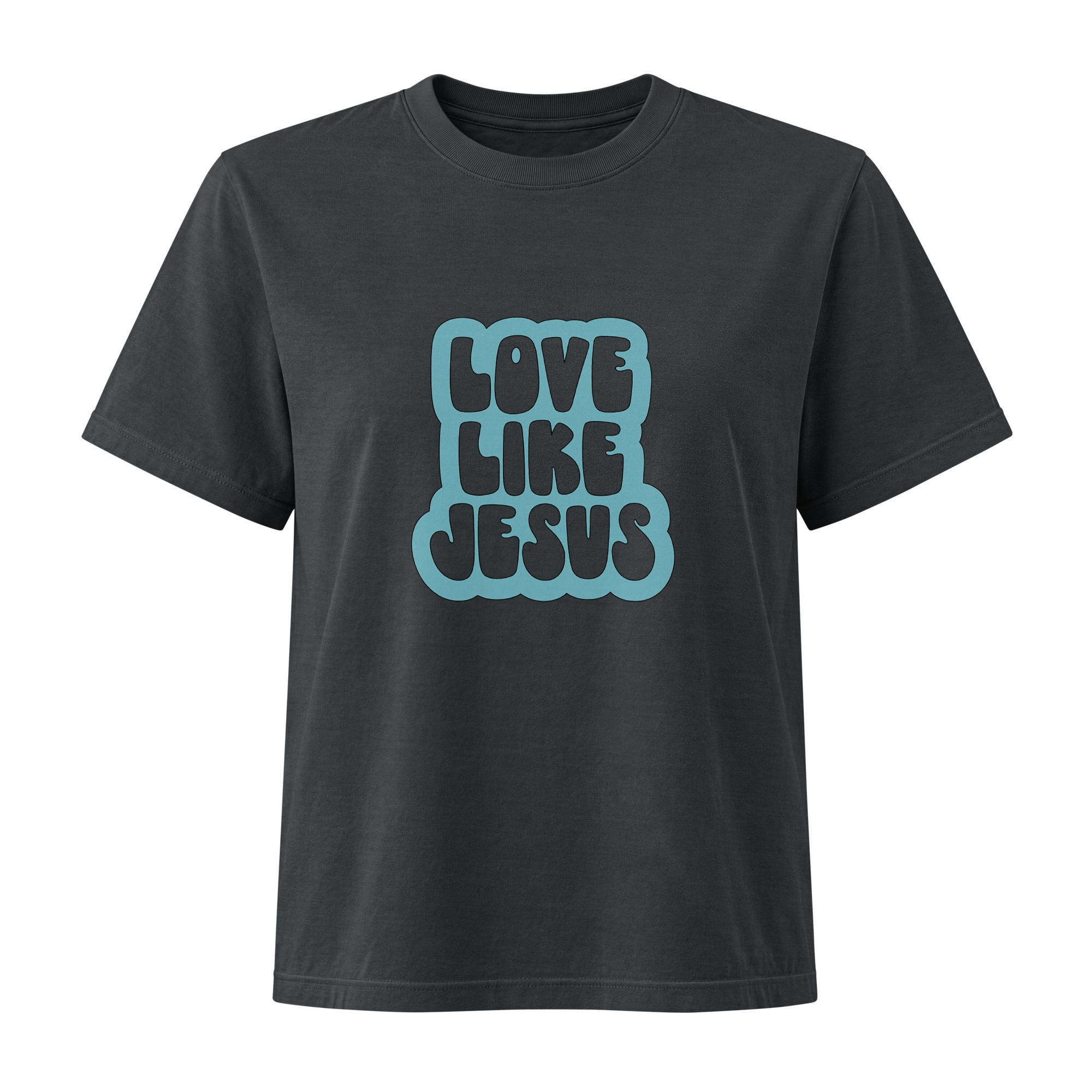 Love Like Jesus Women's Heavyweight Garment Dye Tee Bella + Canvas 6110GD