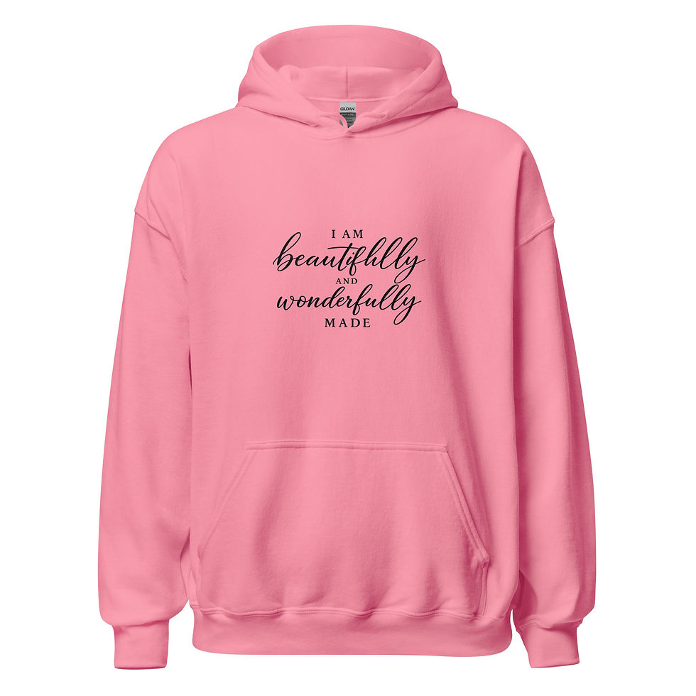 Thumbnail: I Am Beautifully & Wonderfully Made Unisex Hoodie