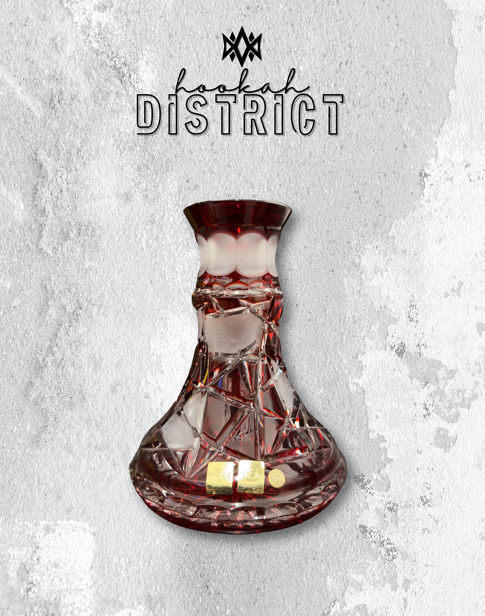 MOZE CAESAR Exclusive Glass Mars Cut - Red