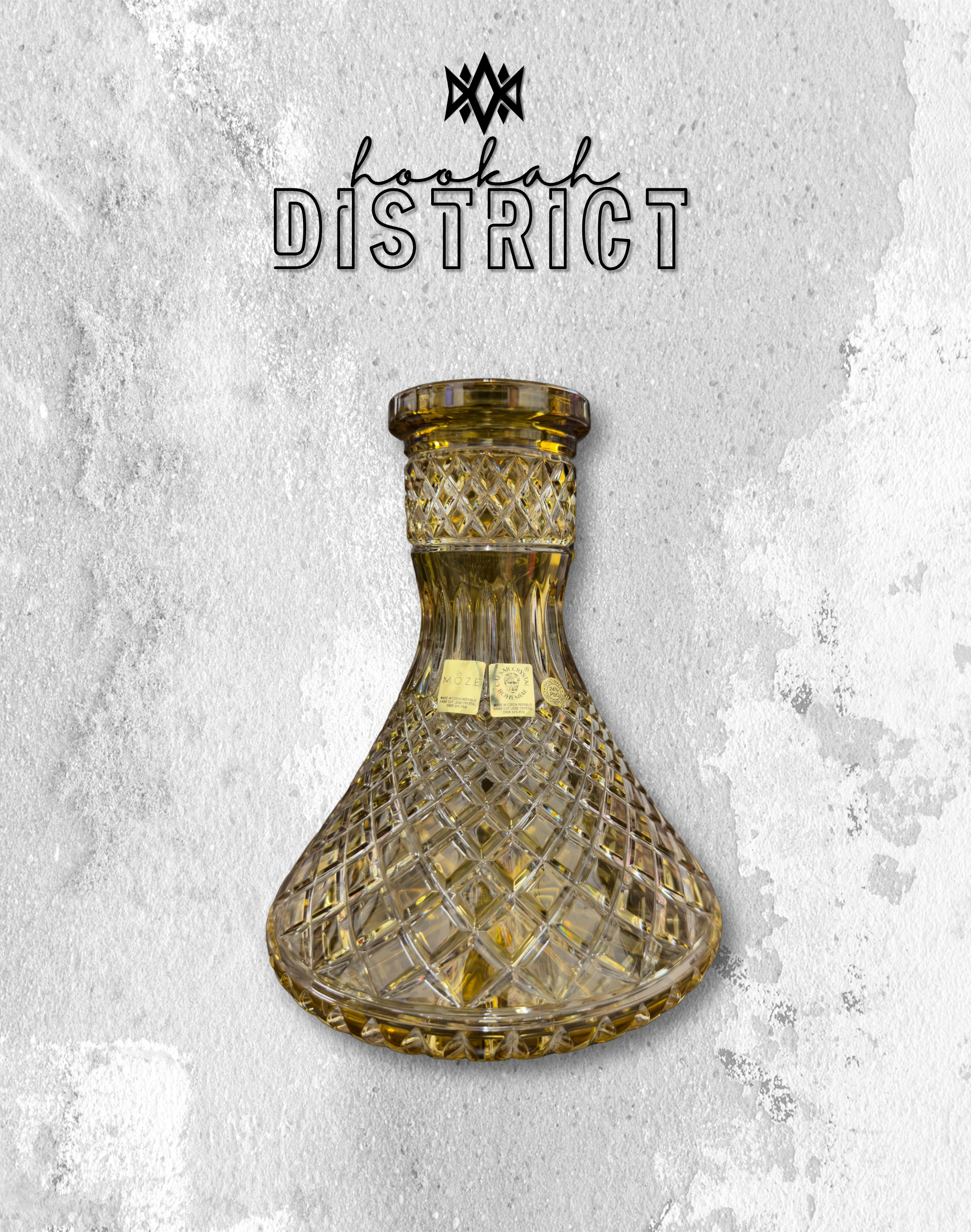 MOZE CAESAR Exclusive Cone Crown Cut Base - Yellow