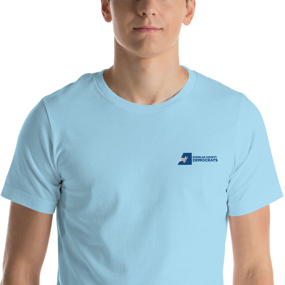 Thumbnail: Unisex Embroidered Douglas County Democrats t-shirt