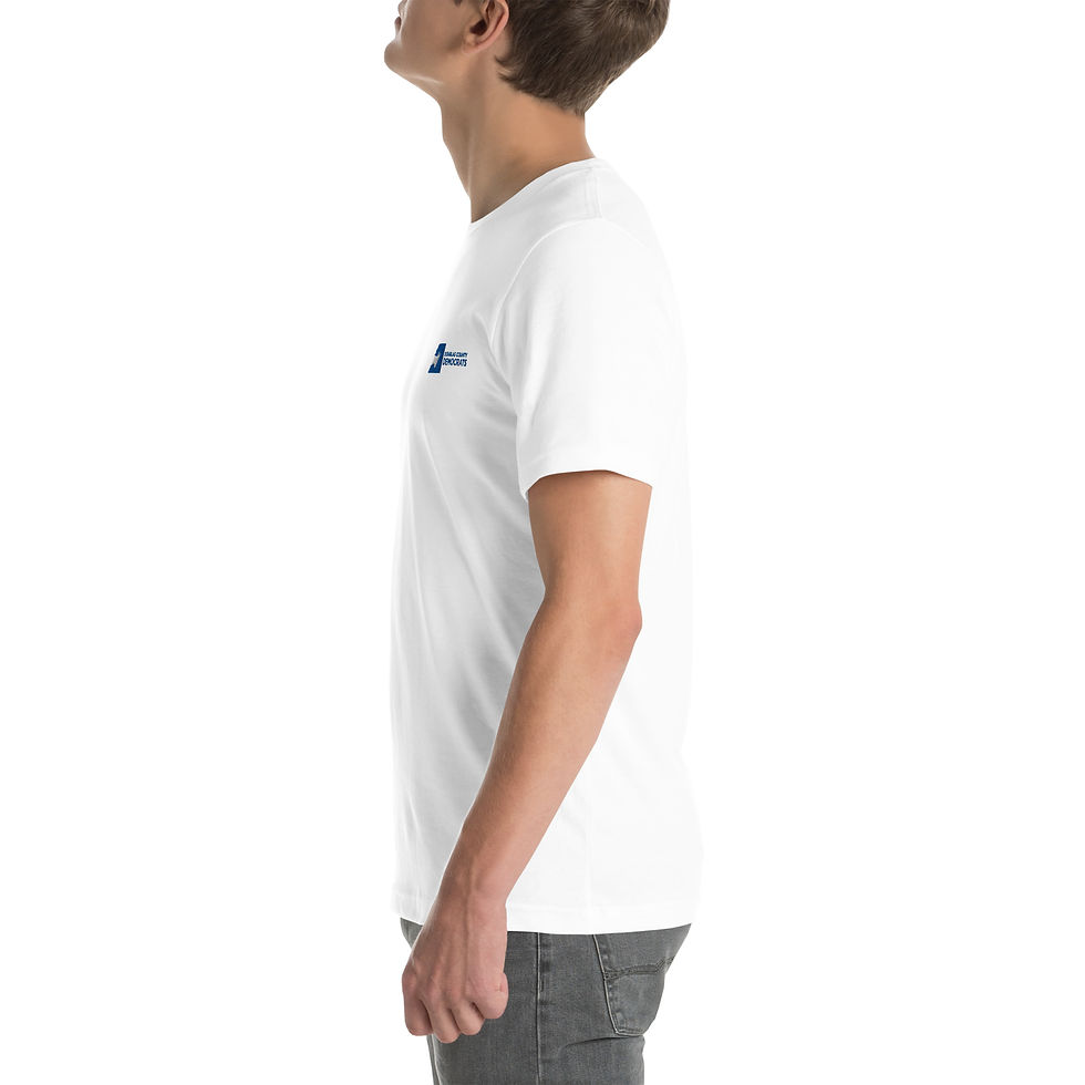 Thumbnail: Unisex Embroidered Douglas County Democrats t-shirt