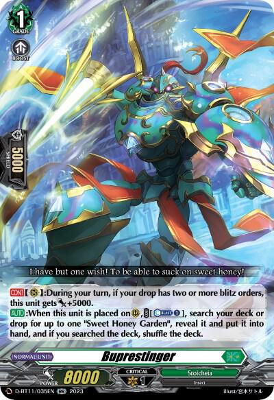 Buprestinger - D-BT11: Clash of the Heroes (D-BT11)