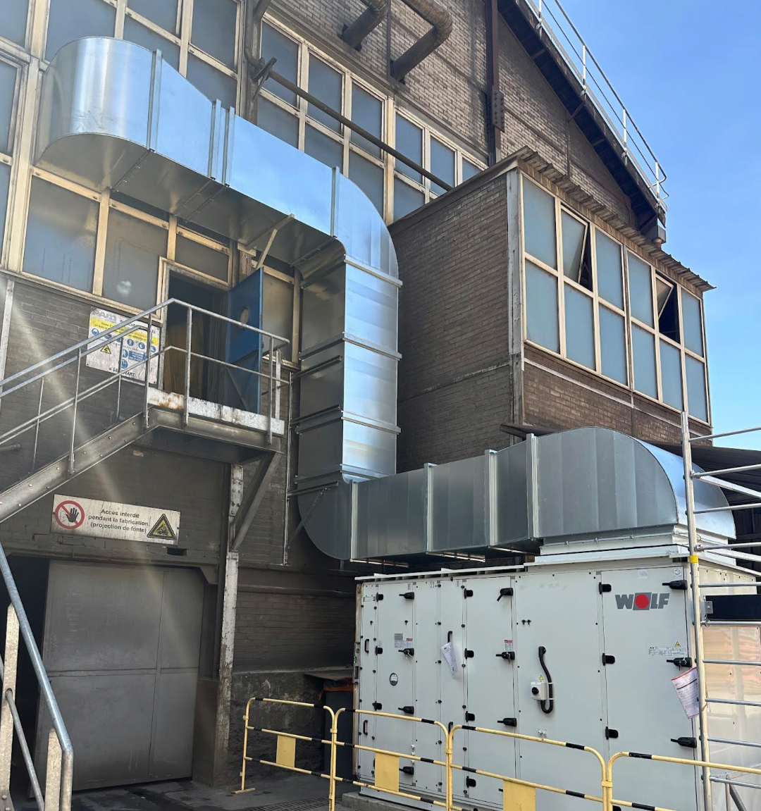 Installation d'une CTA avec groupe froid ARVS - Marly
