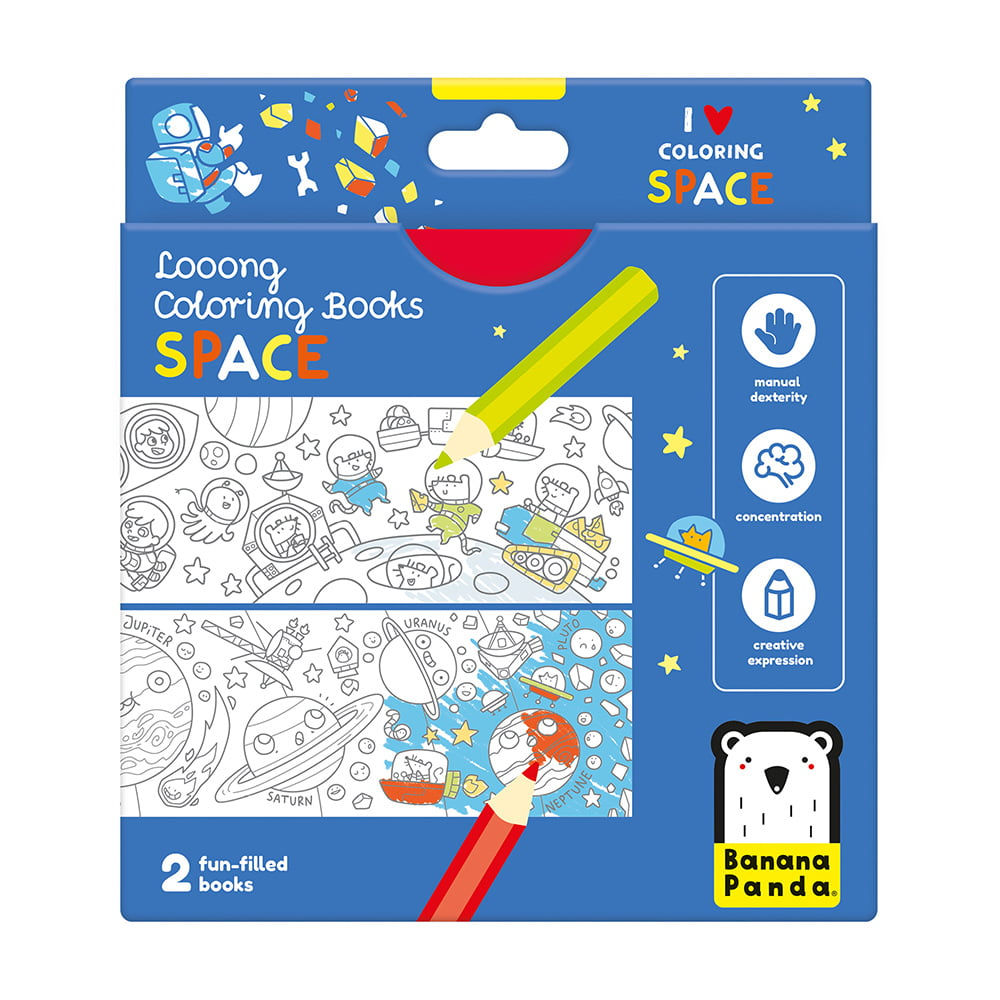 Banana Panda Looong Coloring Books - I Love Coloring Space