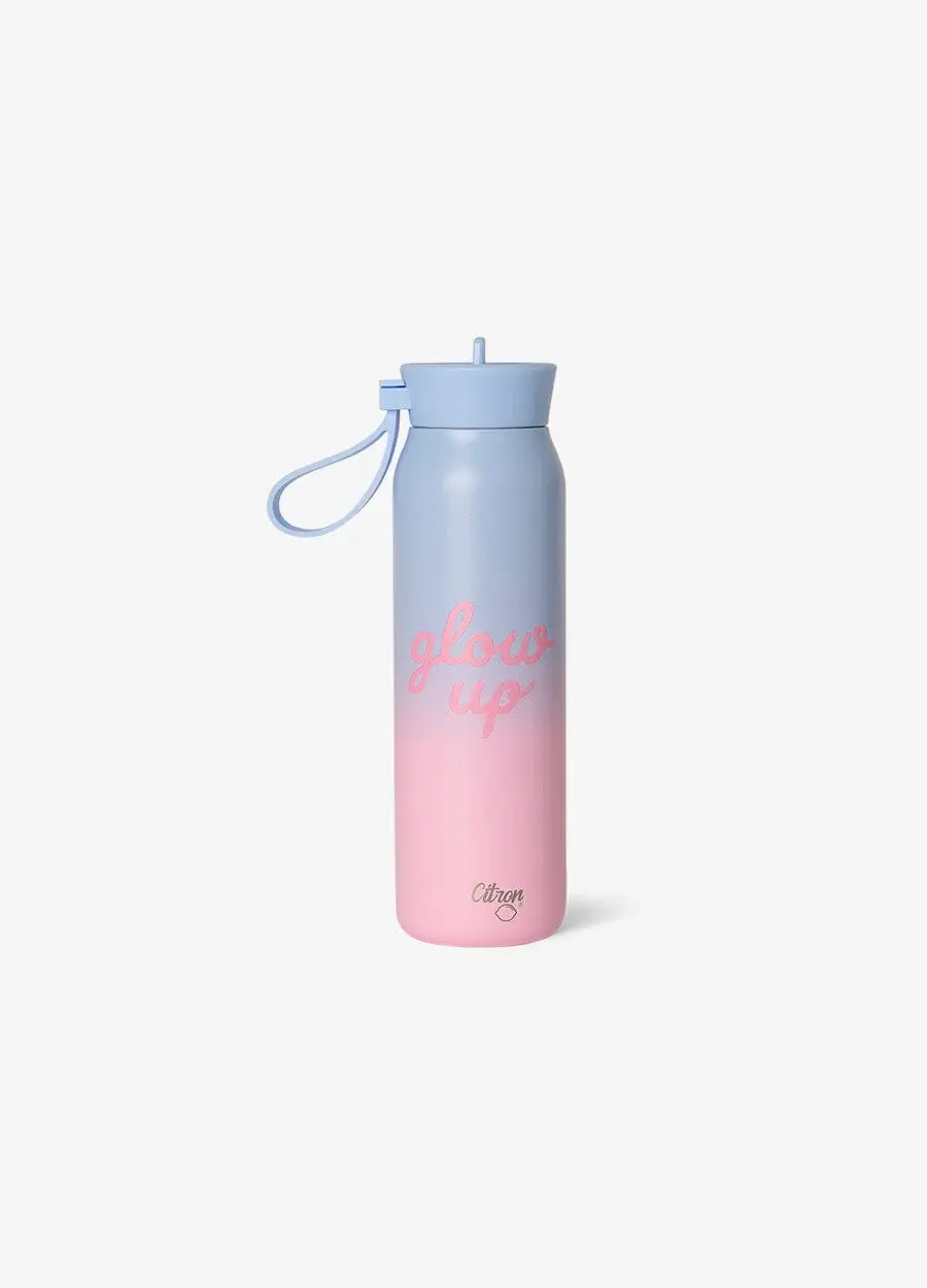 Thumbnail: CITRON Small Water Bottle 350ml - Glow Up Blue Pink