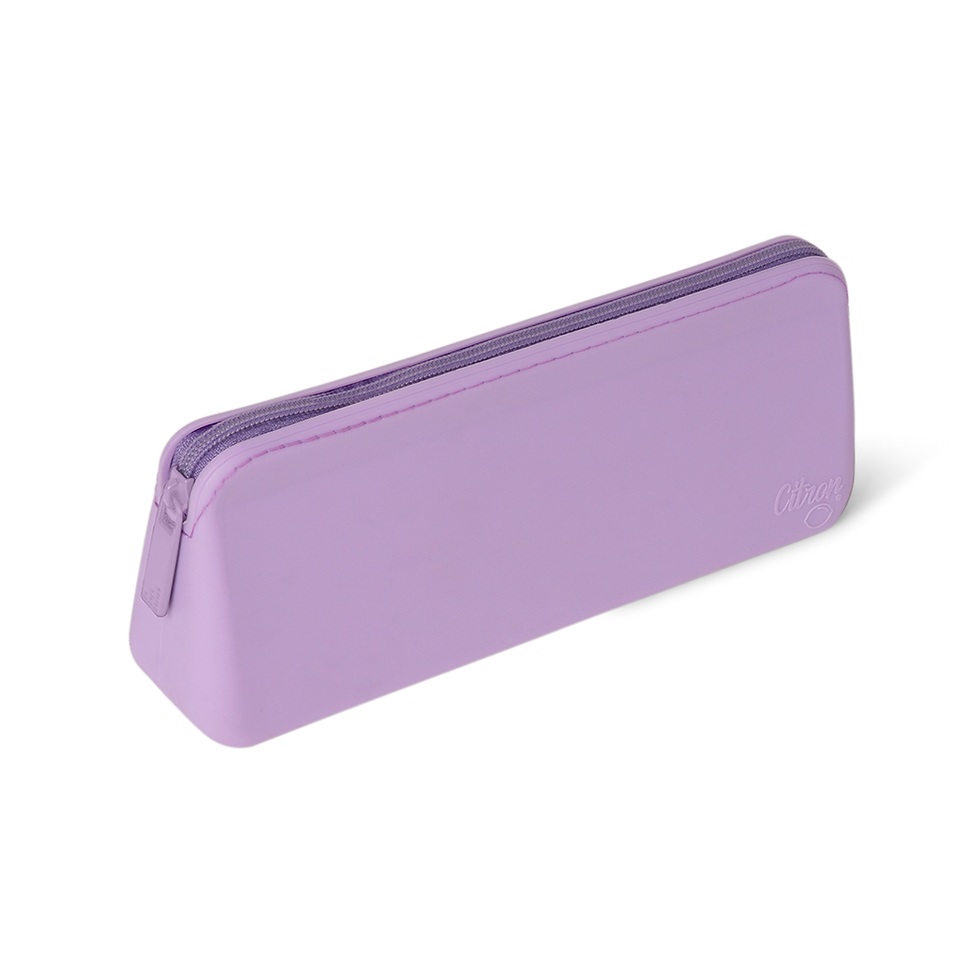 Thumbnail: CITRON Stainless Steel Cutlery Set with Pouch - Purple