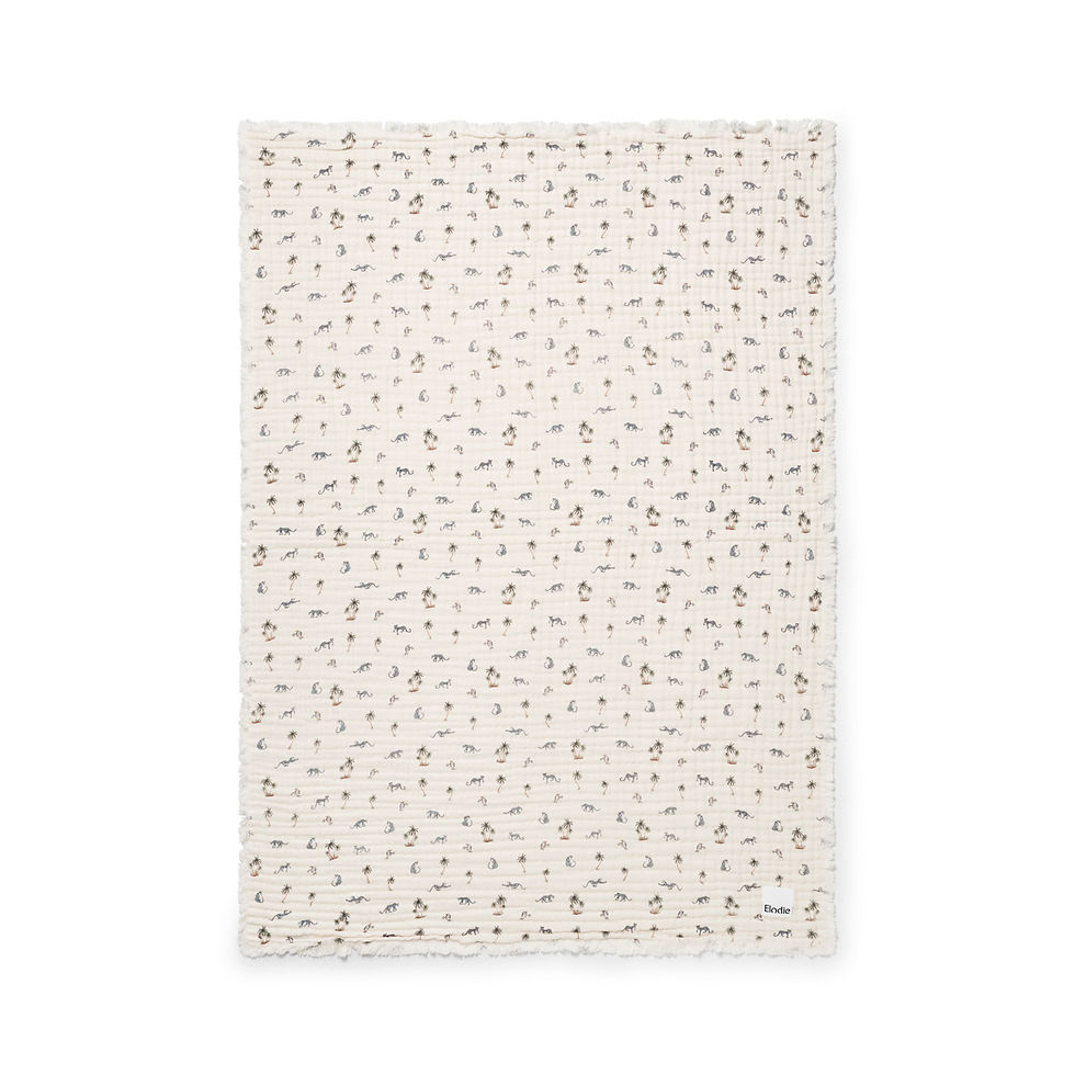 Thumbnail: ELODIE - Soft Cotton Blanket - Garden Leo's Resort