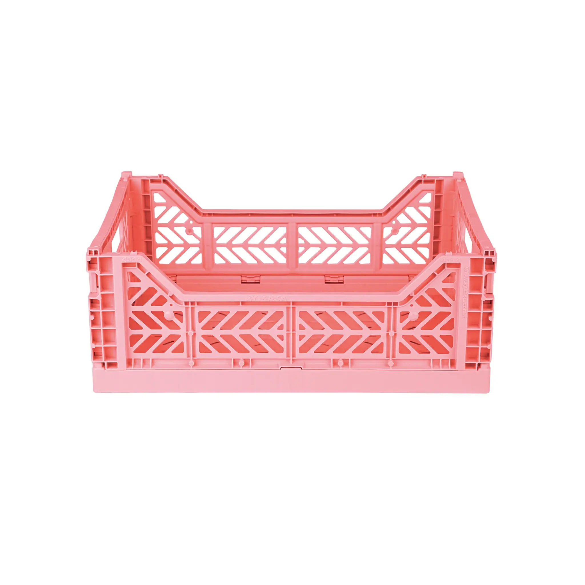 Midibox Foldable Crate Strawberry Milk - Pack of 2