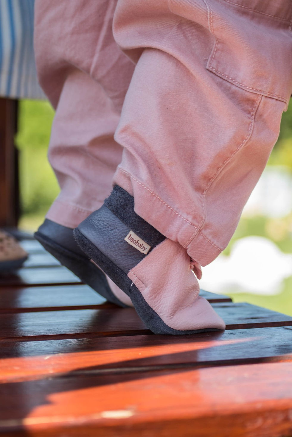 Thumbnail: Baobaby Soft Sole Baby Shoes, Pirouettes, Pink