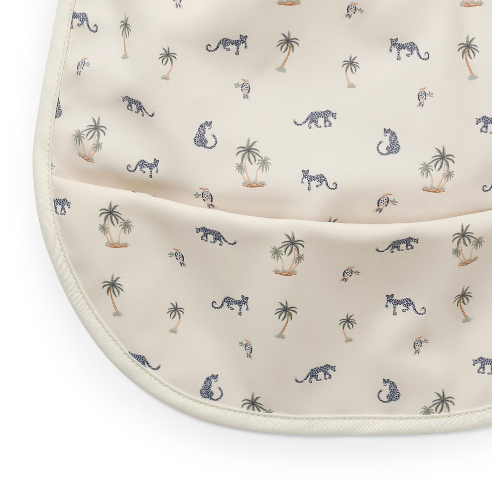 Thumbnail: Elodie Baby Bib - Garden Leo's Resort