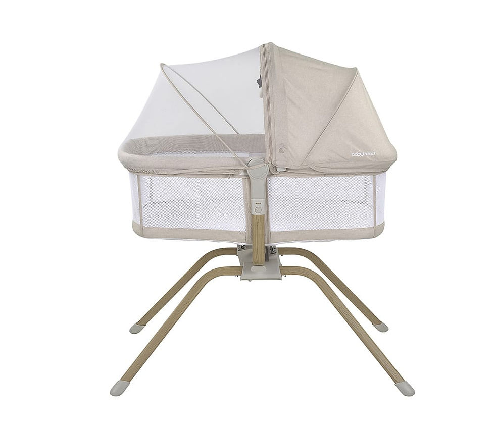 Thumbnail: Babyhood Rocking Travel Bassinet
