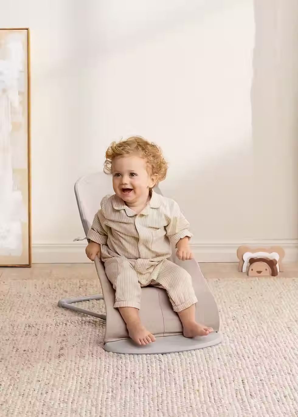 Thumbnail: Baby Bjorn Bouncer Bliss Woven  Light beige