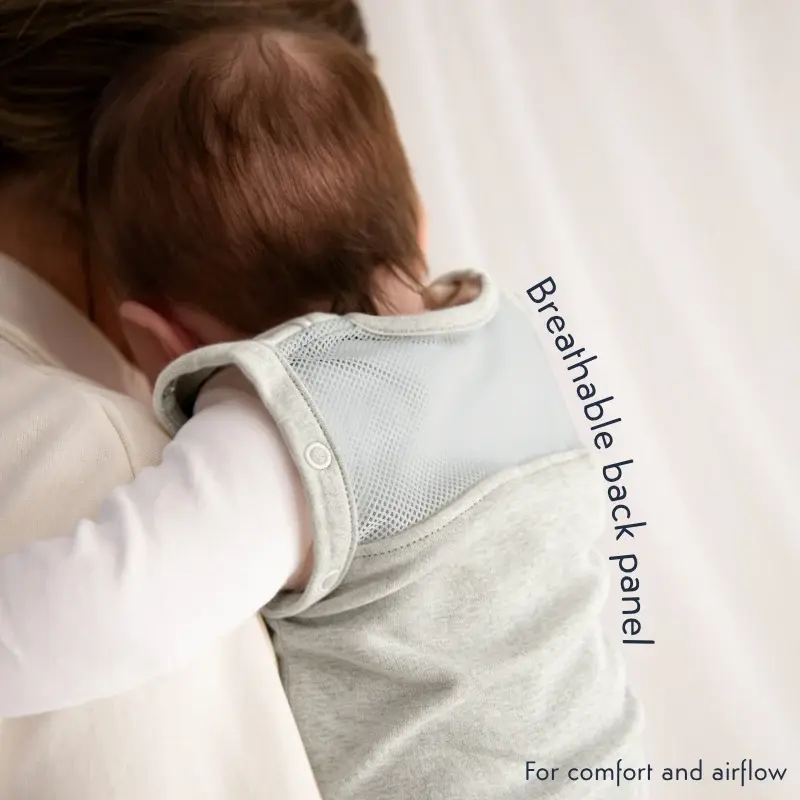 Thumbnail: Purflo Swaddle To Sleep Bag 0.5T 0-4months - Minimal Grey