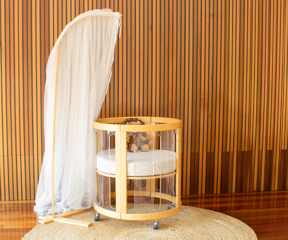 Thumbnail: Babyhood Kaylula Cot Net & Stand
