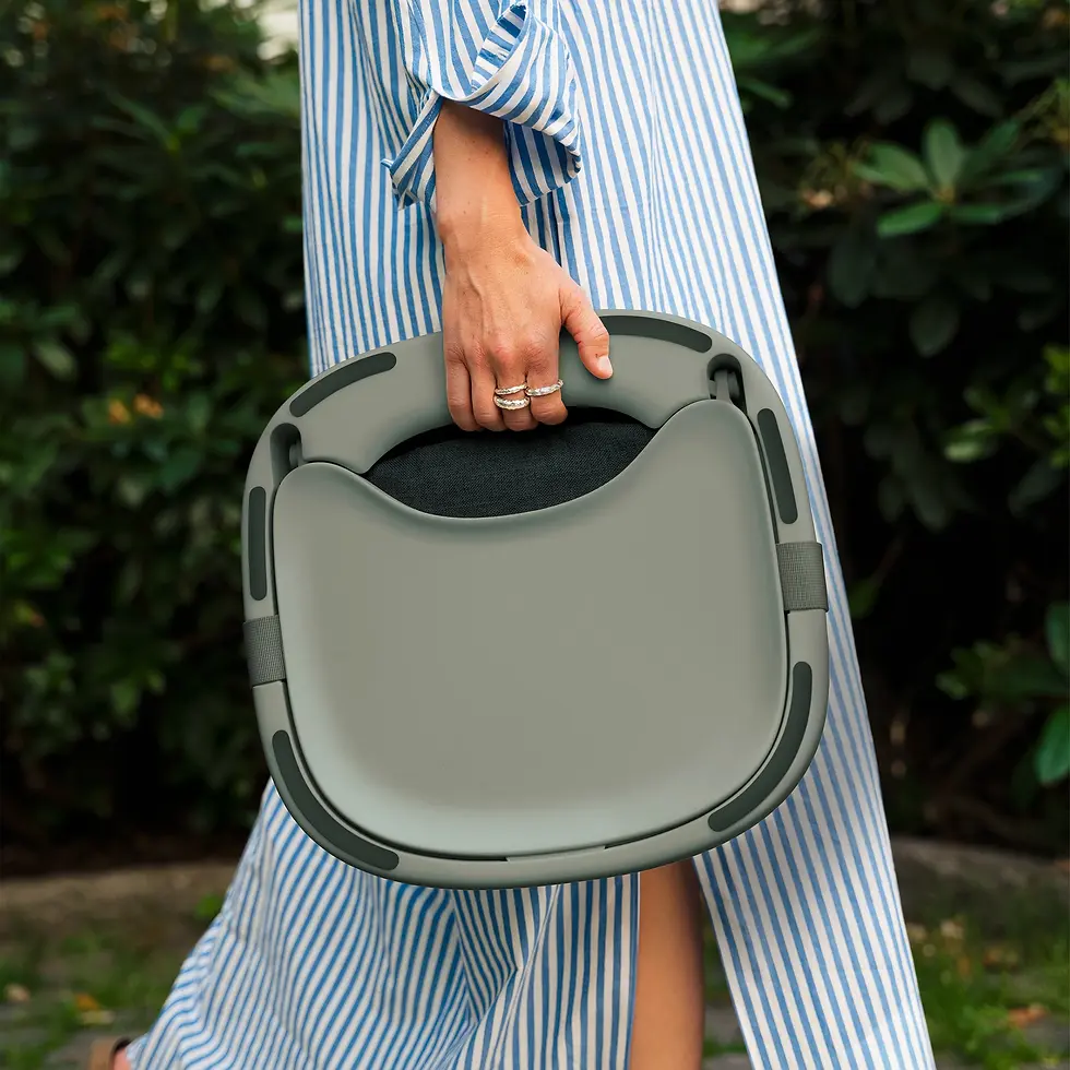Thumbnail: Hannie The Portable High Chair - Sage Green