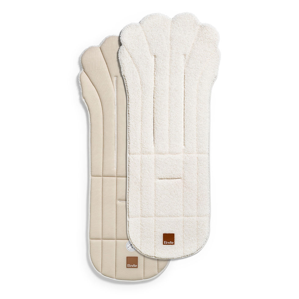 Thumbnail: ELODIE -  Stroller Seat Liner CosyCushion™ - White Boucle