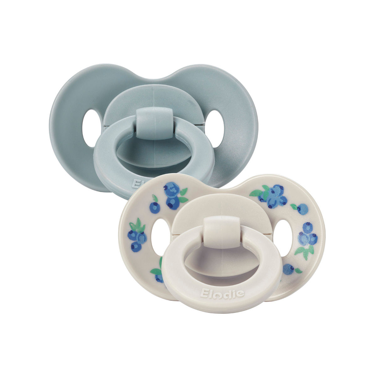 Elodie Binky Bundle Silicone 0-6 months - Blueberry Bliss