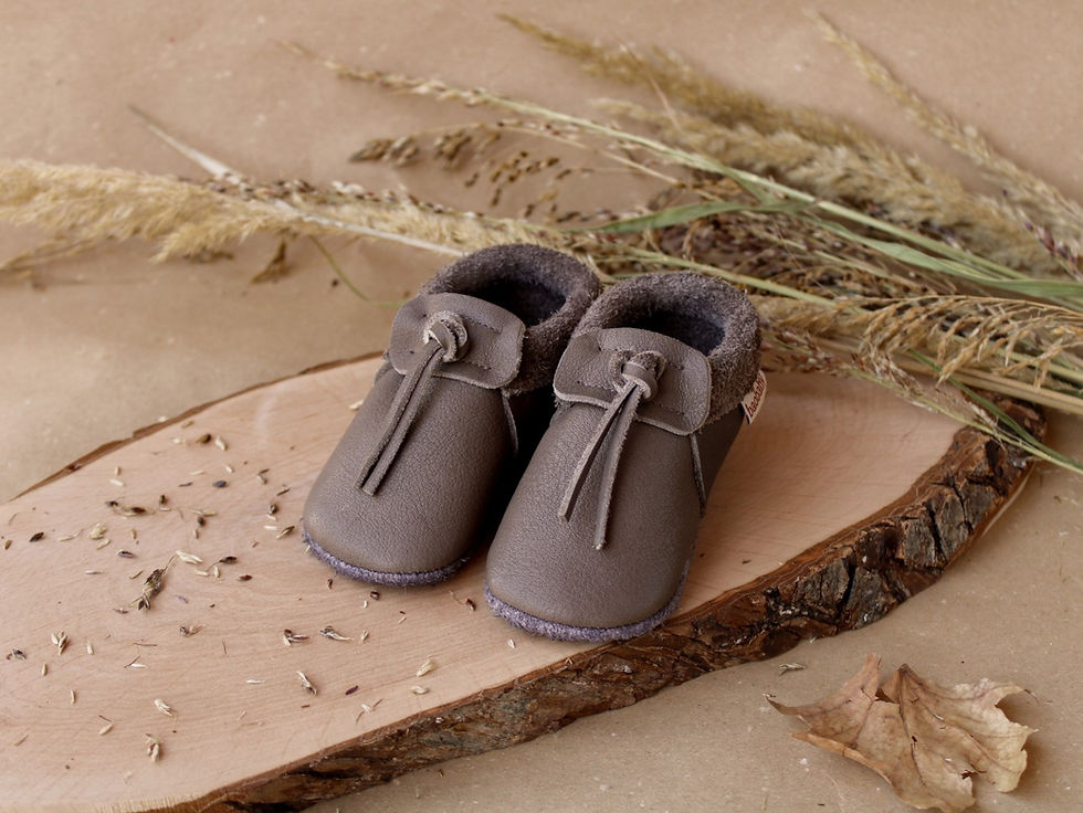 Thumbnail: Baobaby Soft Sole Baby Shoes, Moccasins, Mokki