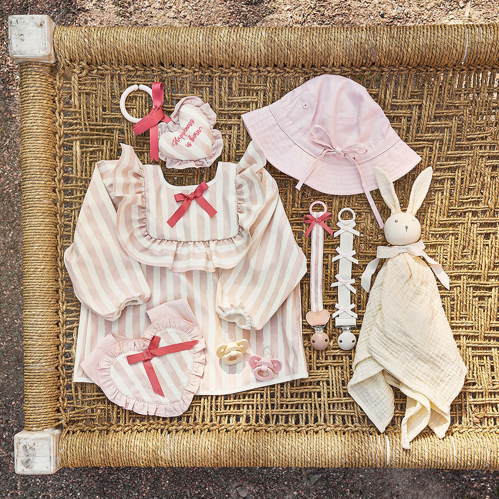 Thumbnail: ELODIE - Pacifier Clip Wood - All About Bows