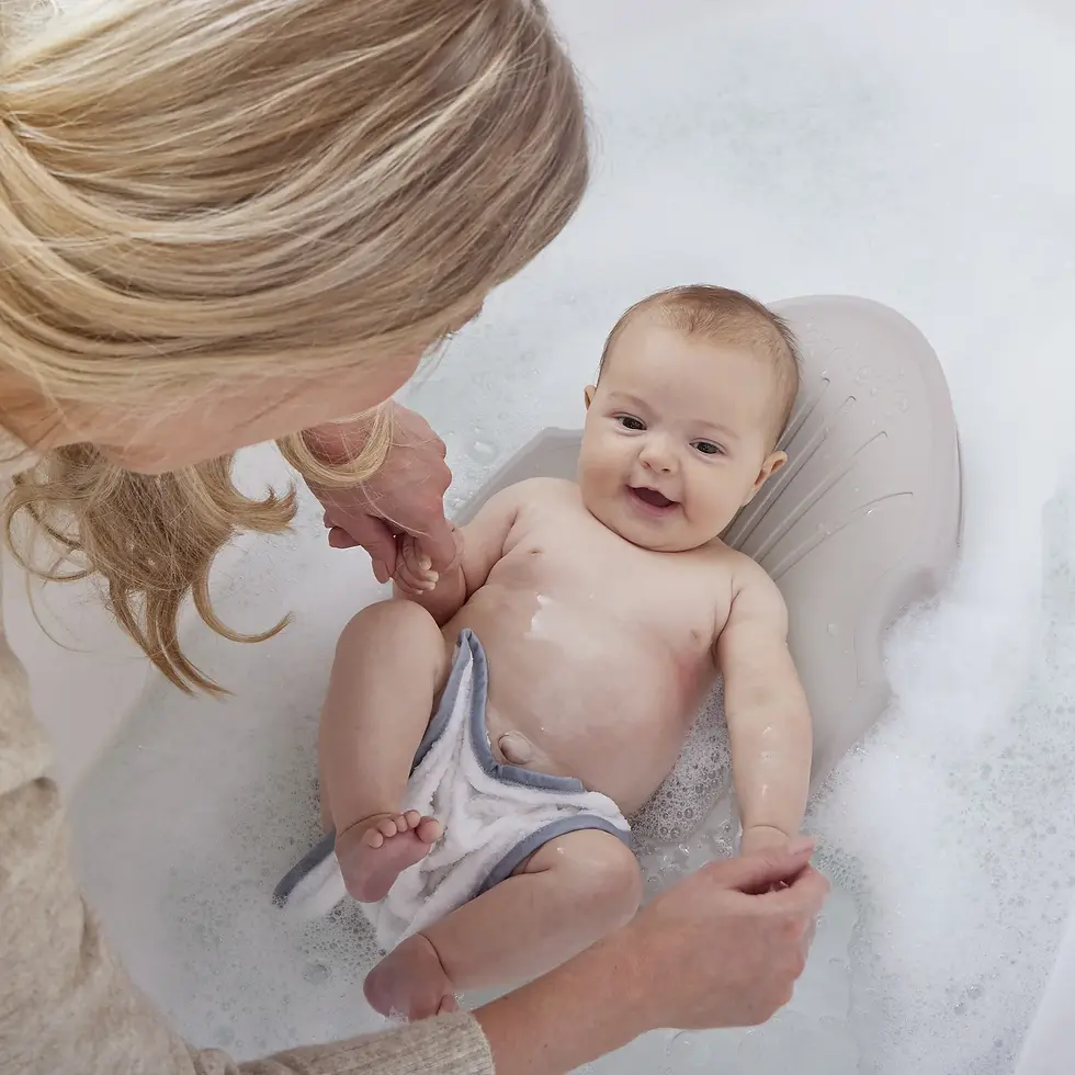 Thumbnail: Shnuggle Newborn Baby Bath Support | Ergonomic, Non-Slip & Quick-Dry 
