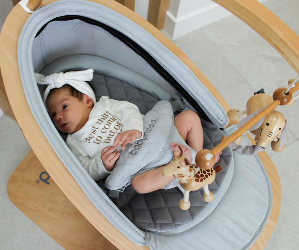 Thumbnail: Babyhood Petal Swing – Ivory