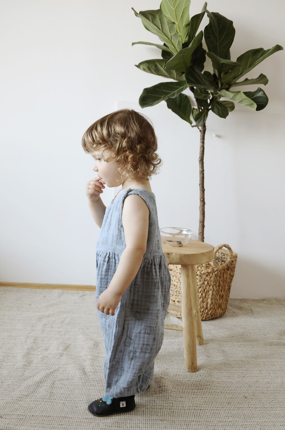 Thumbnail: Baobaby Soft Sole Baby Shoes, Classic, Cloud