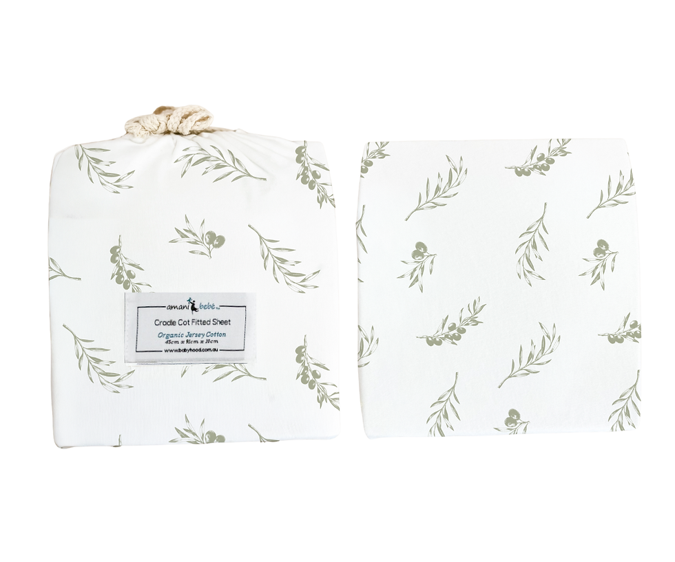 Thumbnail: Amani Bebe Jersey Cotton Cradle Fitted Sheet