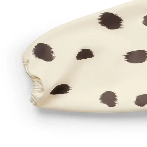 Thumbnail: ELODIE - Longsleeved Baby Bib Dalmatian Dots Grande
