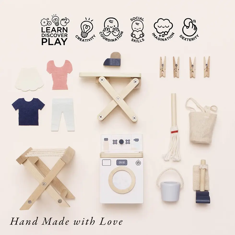 Thumbnail: Le Toy Van Wooden Dolls House Laundry Room