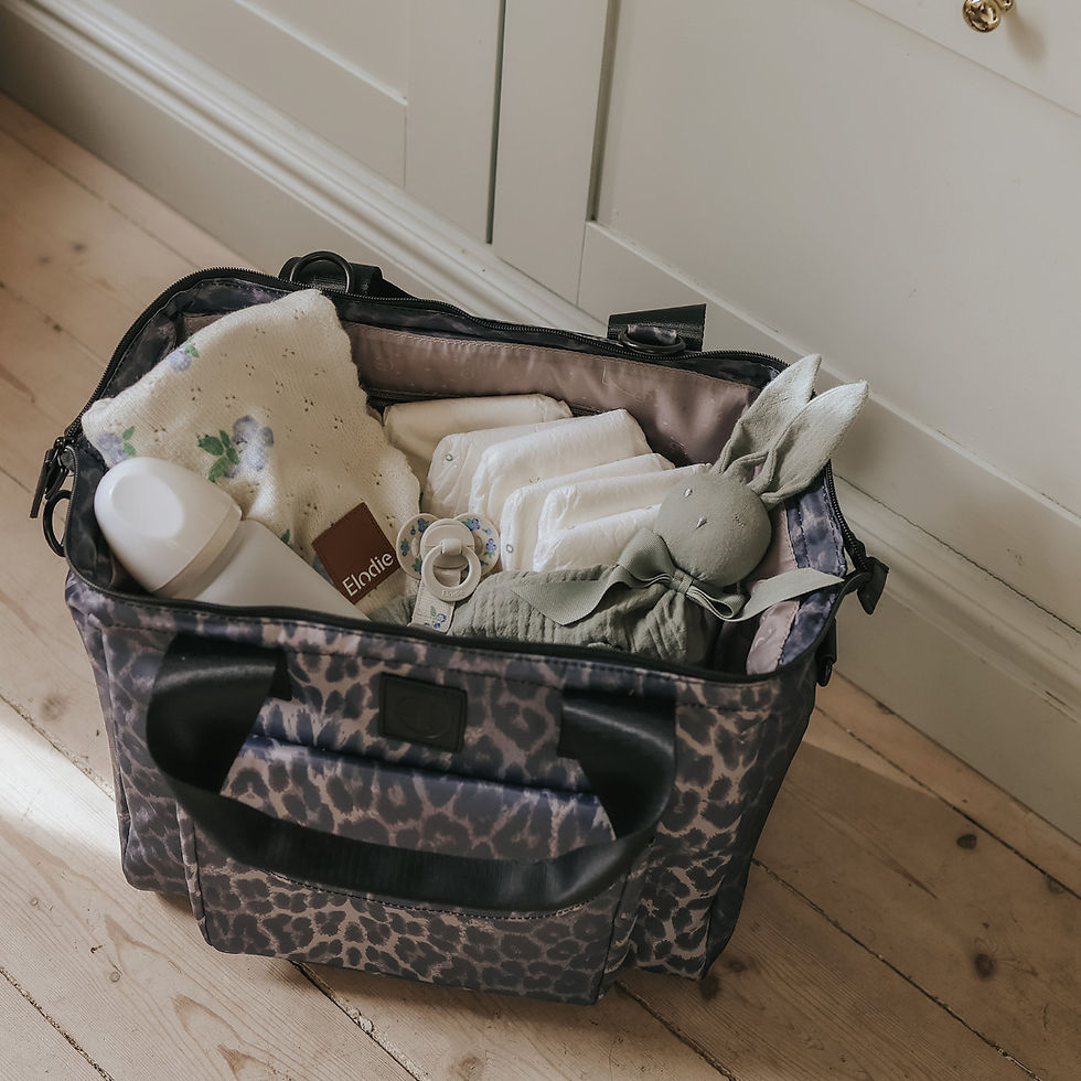 Thumbnail: Elodie Changing Bag Wide Frame - Le Leopard