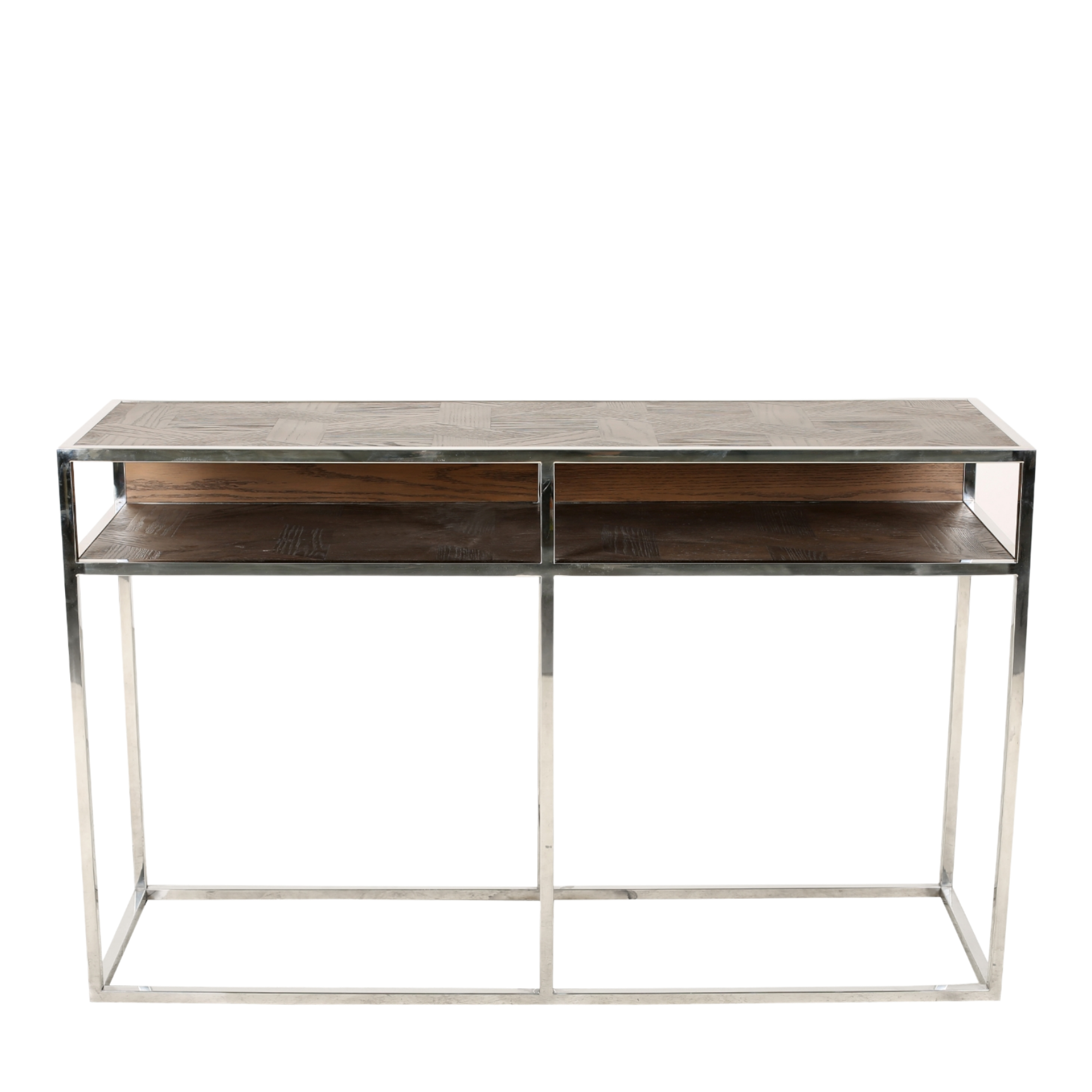 Jorge Console Table Brown / Silver