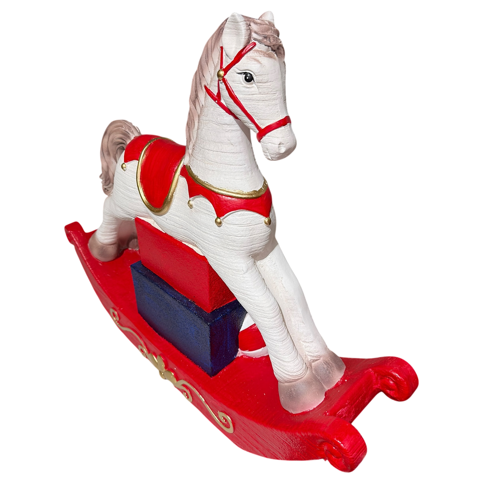 Thumbnail: MGO Rocking Horse Christmas Decor, 61 cm