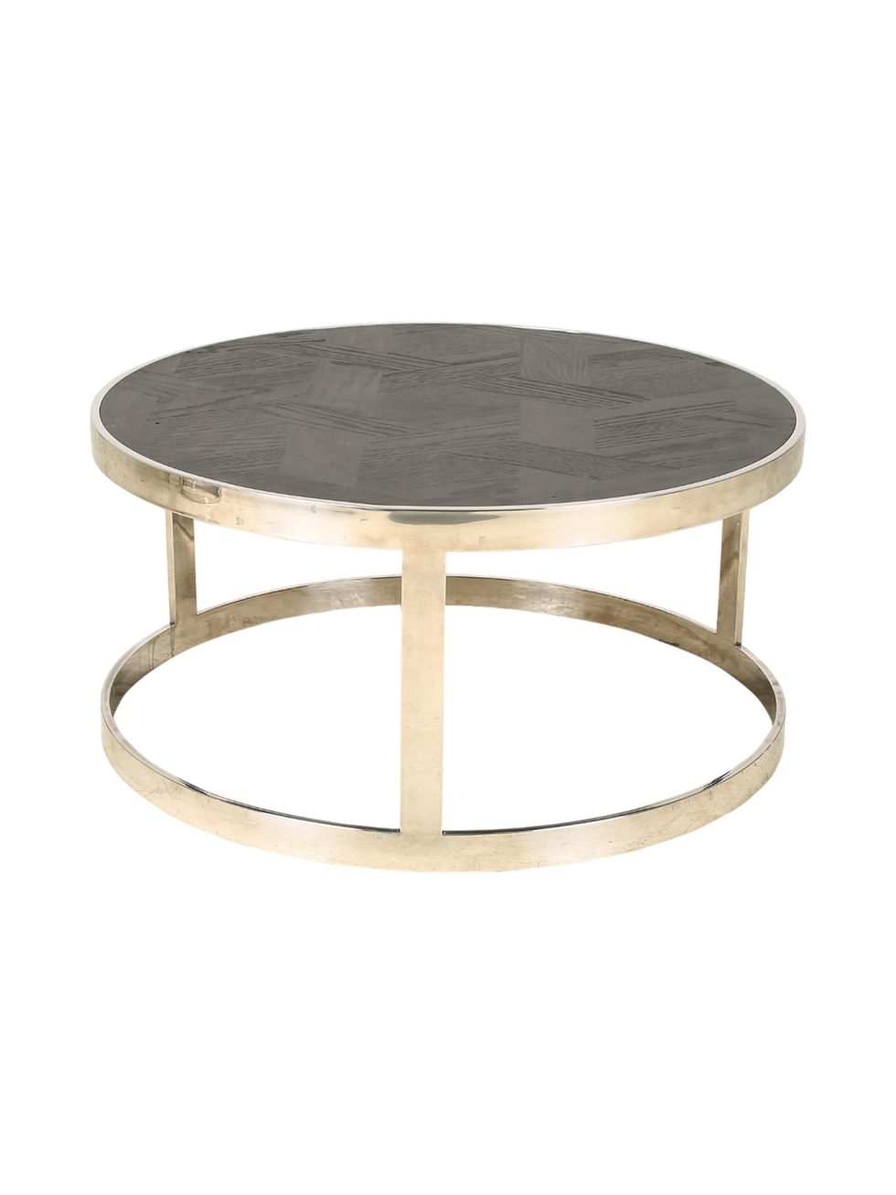 Thumbnail: Jorge Set of 2 Round Coffee Table Black / Silver