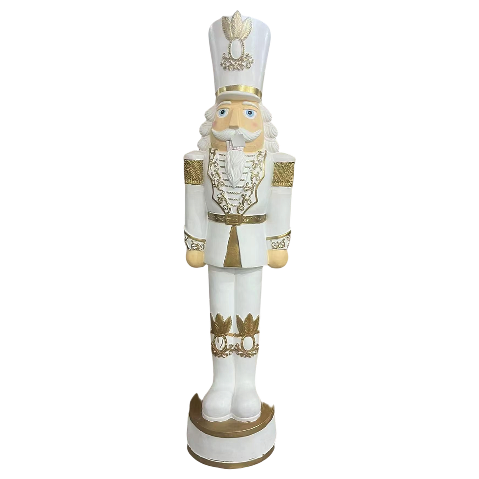Thumbnail: MGO Big Nutcracker - Gold and White, 183 cm