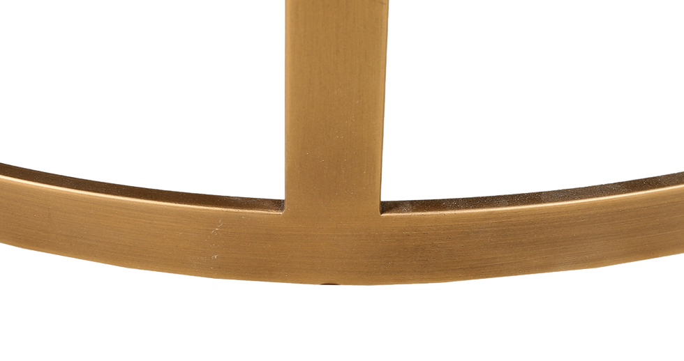 Thumbnail: Jorge Round Coffee Table Shagreen / Brass