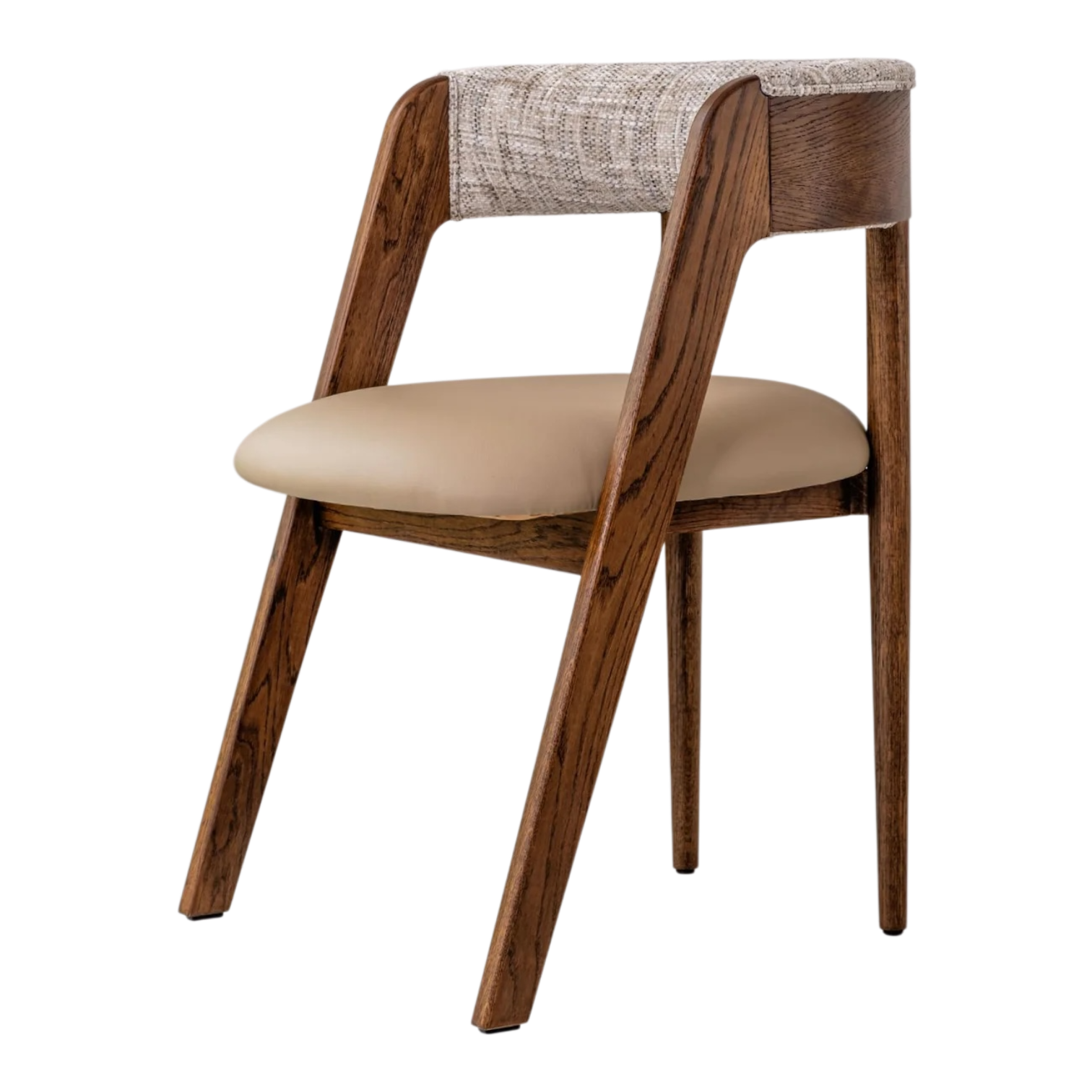 Malmo Truffle Dining Chair – Brown Oak