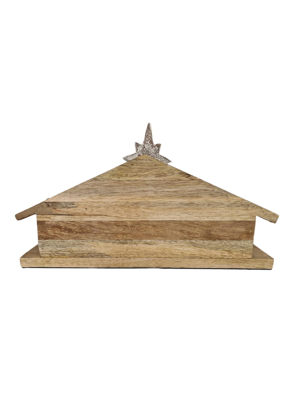Thumbnail: Handcrafted Wooden & Metal Nativity Scene