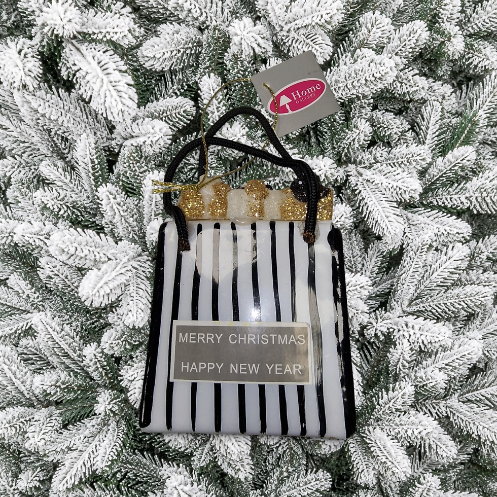Thumbnail: Chic Bag with Gifts Glass Bauble