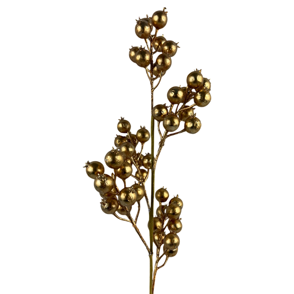 Thumbnail: Gold Beaded Berry Spray