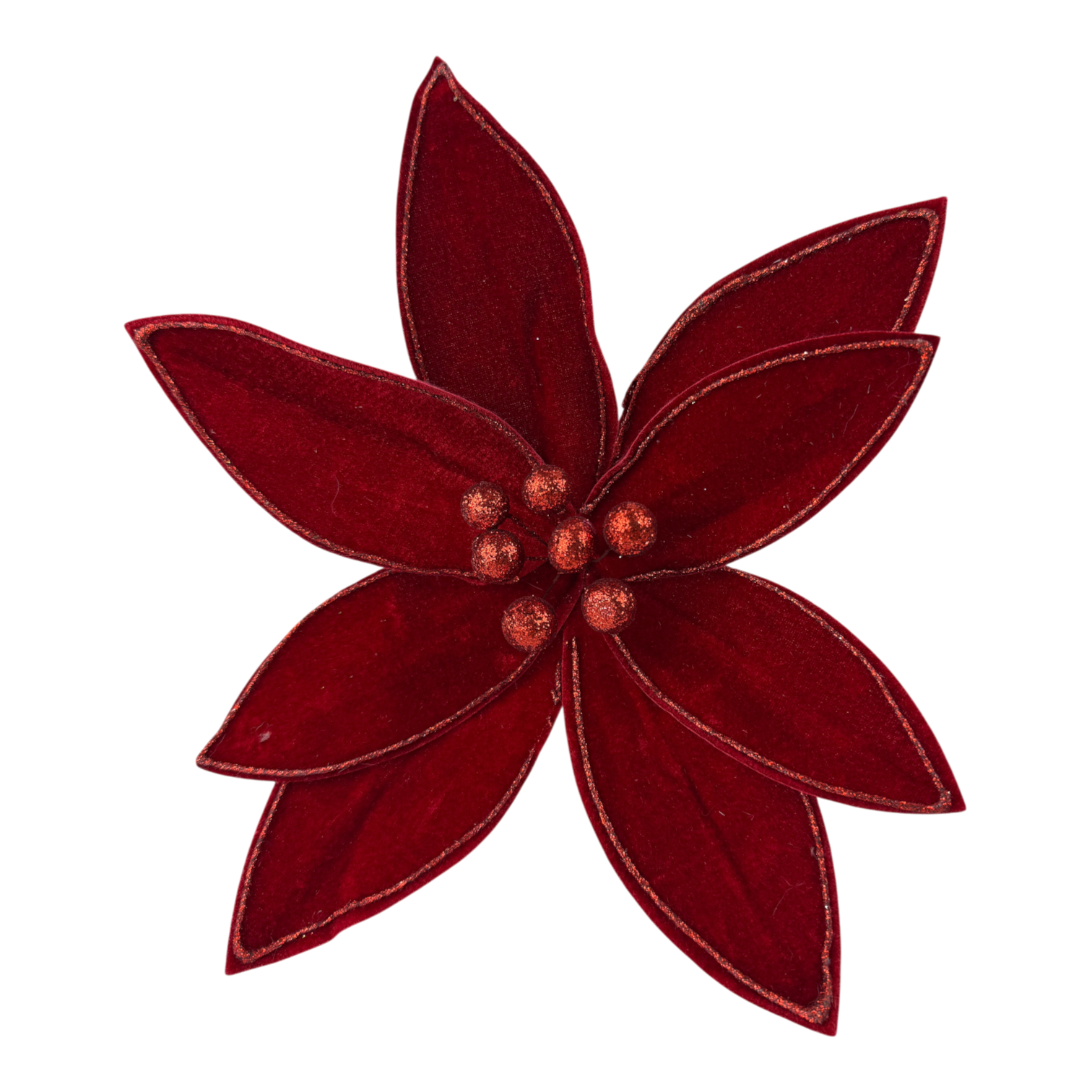 Red Poinsettia Decoration