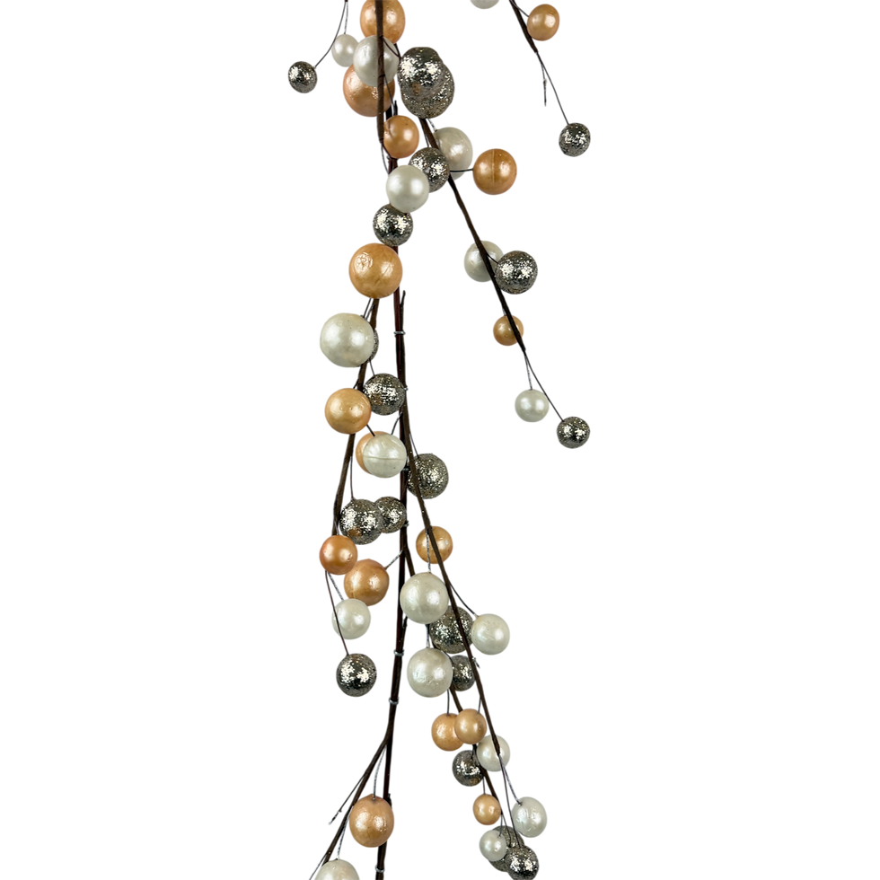 Thumbnail: Champagne & Gold Berry Garland